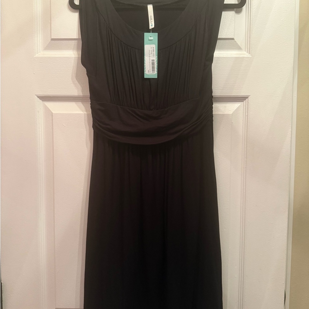 Gilli Kamile Jersey Ruched Sleeveless Dress NWT
